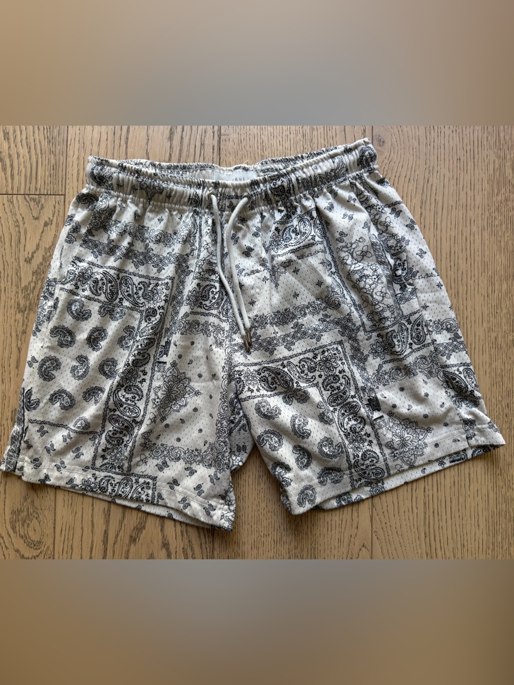 PacSun Men’s Volley Mesh Shorts in Paisley w/ Drawstring Waist & Pockets Size S